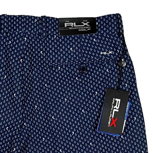 NWT RLX Ralph Lauren Golf Men's Performance 4 Way Anchor Stretch Shorts 36 - Picture 5 of 6